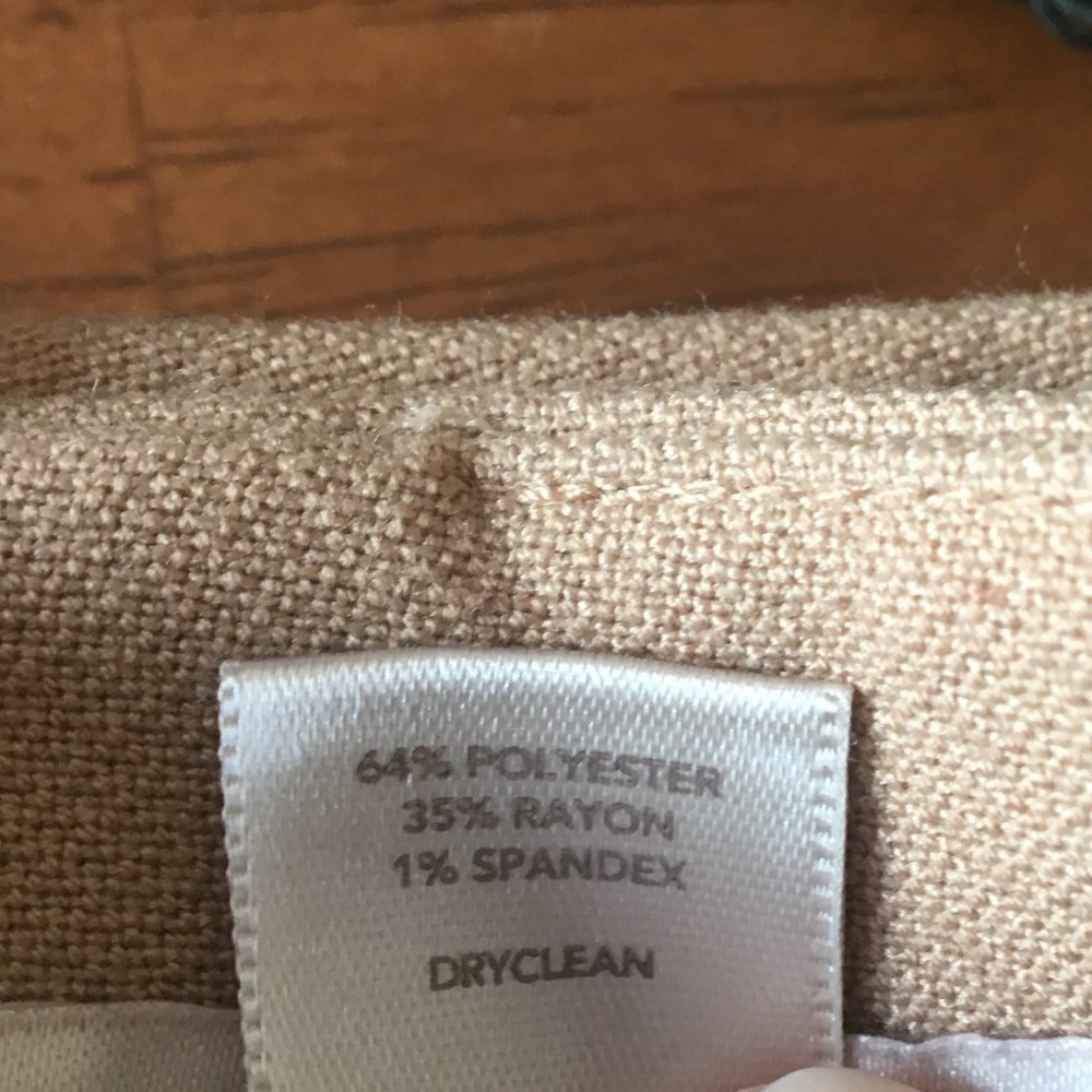Ann Taylor Loft Skirt Tan Size 8P - Picture 6 of 6
